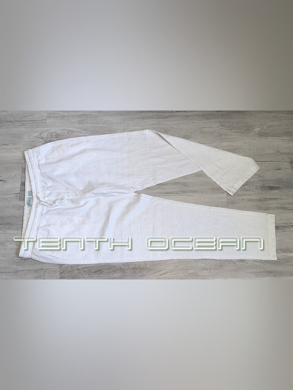 Men's Tenth Ocean Linen Blend Pants LG NWT
